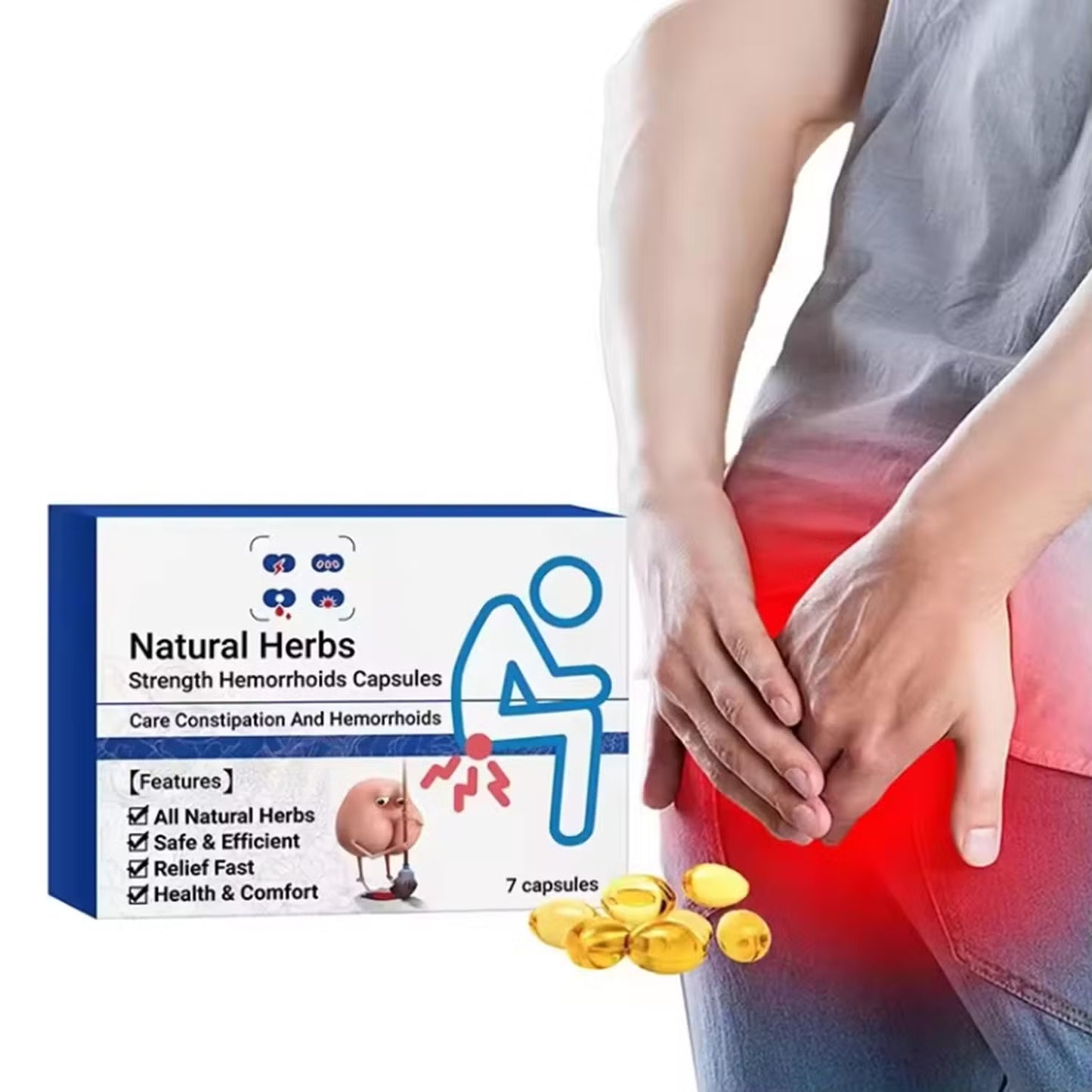 FemiPure™ Natural Herbal Strength Hemorrhoid Capsules