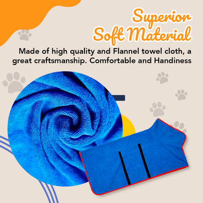 Super Absorbent Pet Bathrobe