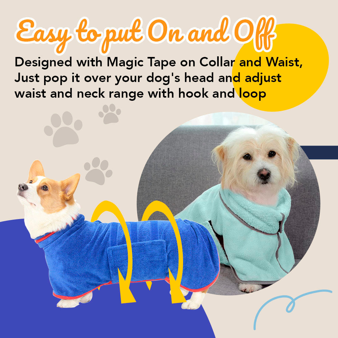 Super Absorbent Pet Bathrobe