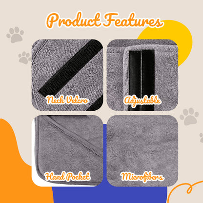 Super Absorbent Pet Bathrobe