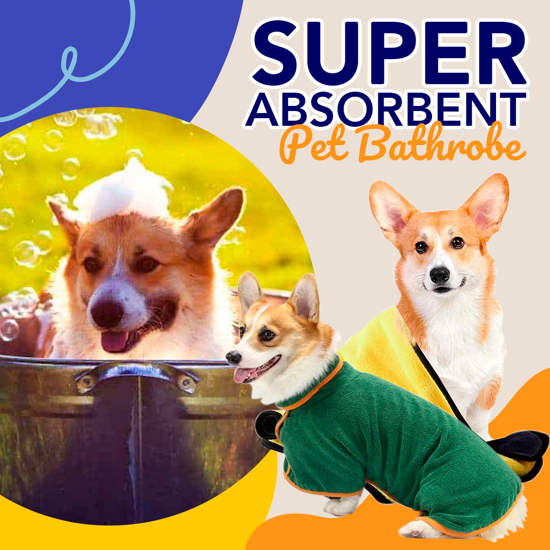 Super Absorbent Pet Bathrobe