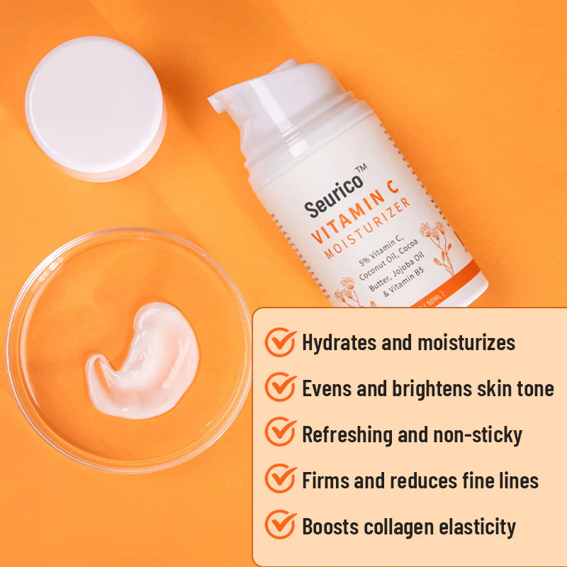 🎉Seurico™ Vitamin C Revitalizing Face Cream – Moisturizing, Brightening, Wrinkle-Reducing, Firming, and Anti-Aging