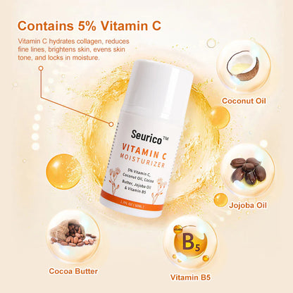 🎉Seurico™ Vitamin C Revitalizing Face Cream – Moisturizing, Brightening, Wrinkle-Reducing, Firming, and Anti-Aging