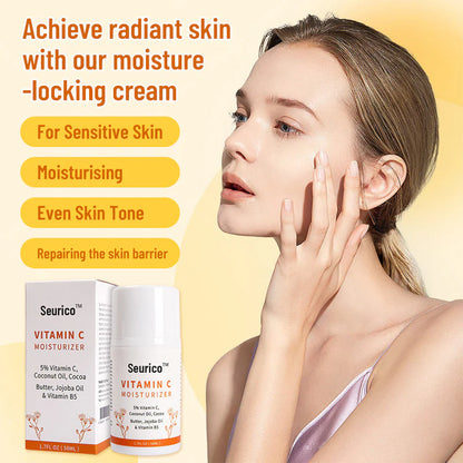 🎉Seurico™ Vitamin C Revitalizing Face Cream – Moisturizing, Brightening, Wrinkle-Reducing, Firming, and Anti-Aging
