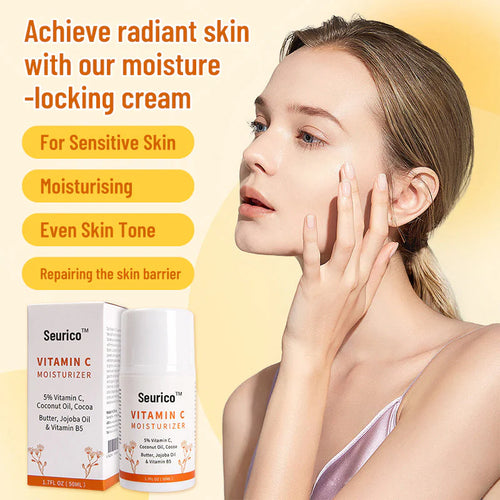 🎉Seurico™ Vitamin C Revitalizing Face Cream – Moisturizing, Brightening, Wrinkle-Reducing, Firming, and Anti-Aging