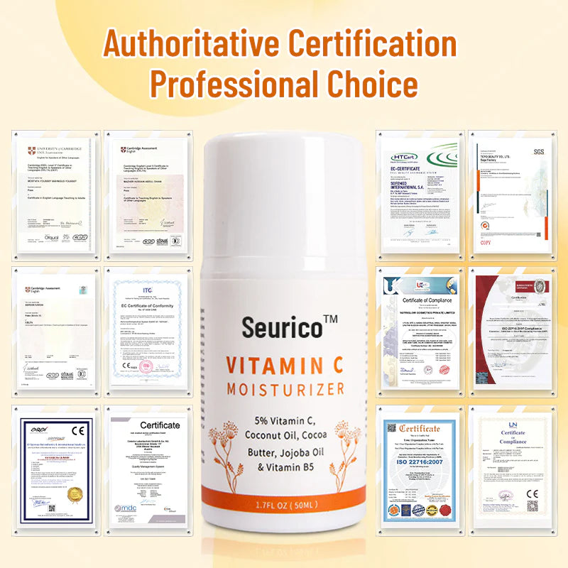 🎉Seurico™ Vitamin C Revitalizing Face Cream – Moisturizing, Brightening, Wrinkle-Reducing, Firming, and Anti-Aging