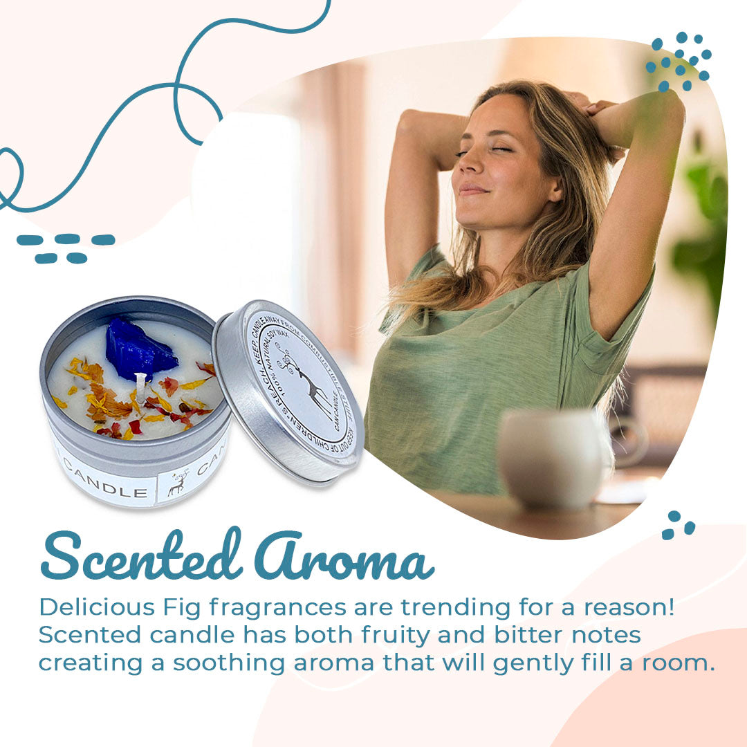 Healing Natural Crystal Candle