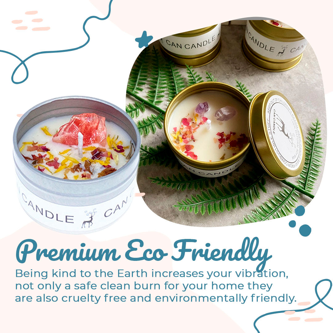 Healing Natural Crystal Candle