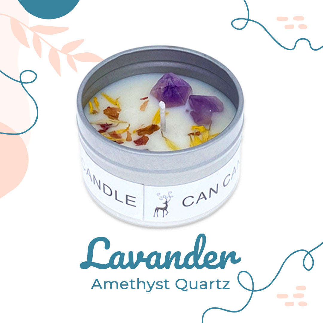 Healing Natural Crystal Candle