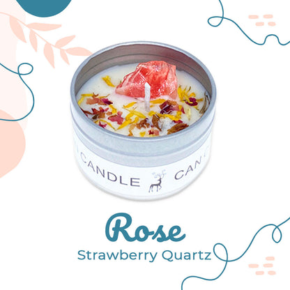 Healing Natural Crystal Candle