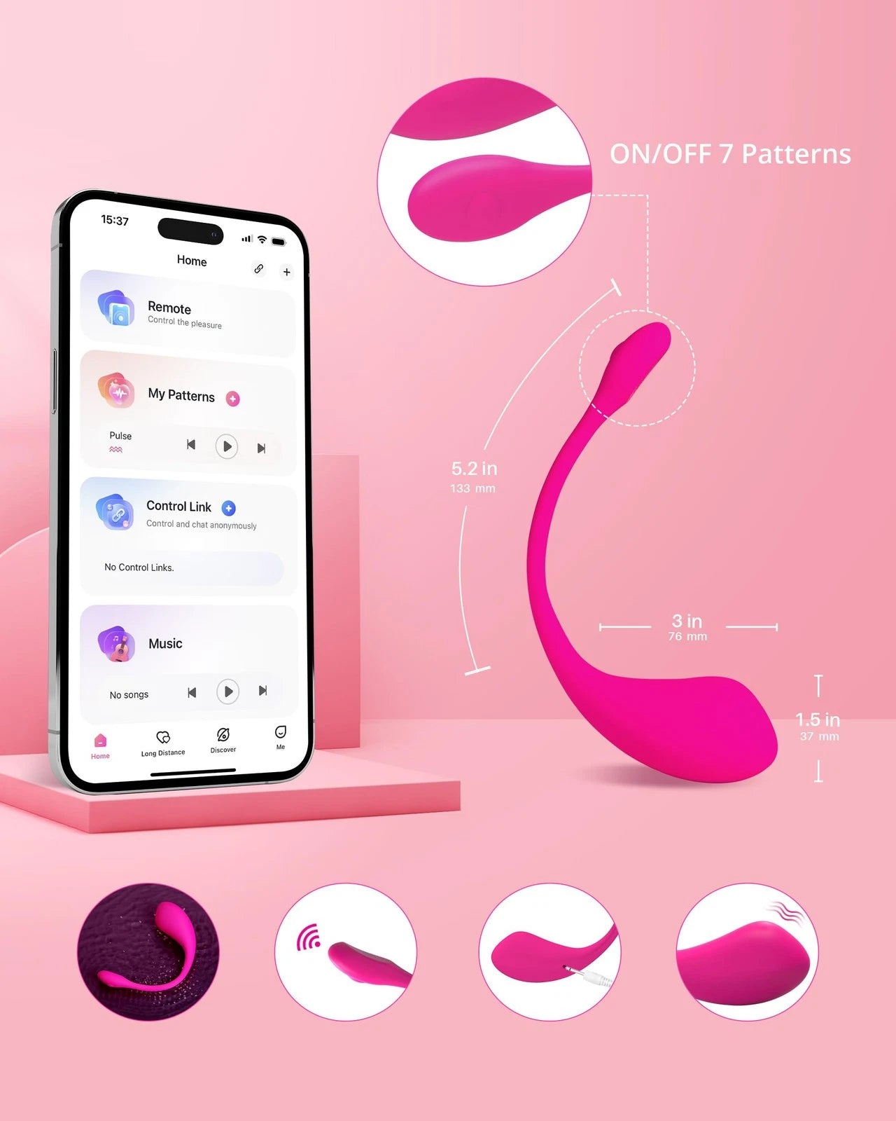 Seurico™ Wireless Massager 2.0-Best selling couples Massager
