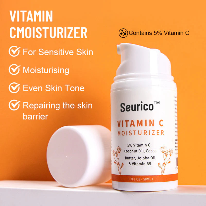 🎉Seurico™ Vitamin C Revitalizing Face Cream – Moisturizing, Brightening, Wrinkle-Reducing, Firming, and Anti-Aging